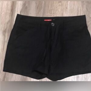 UNIONBAY Women's High Waist Black Shorts